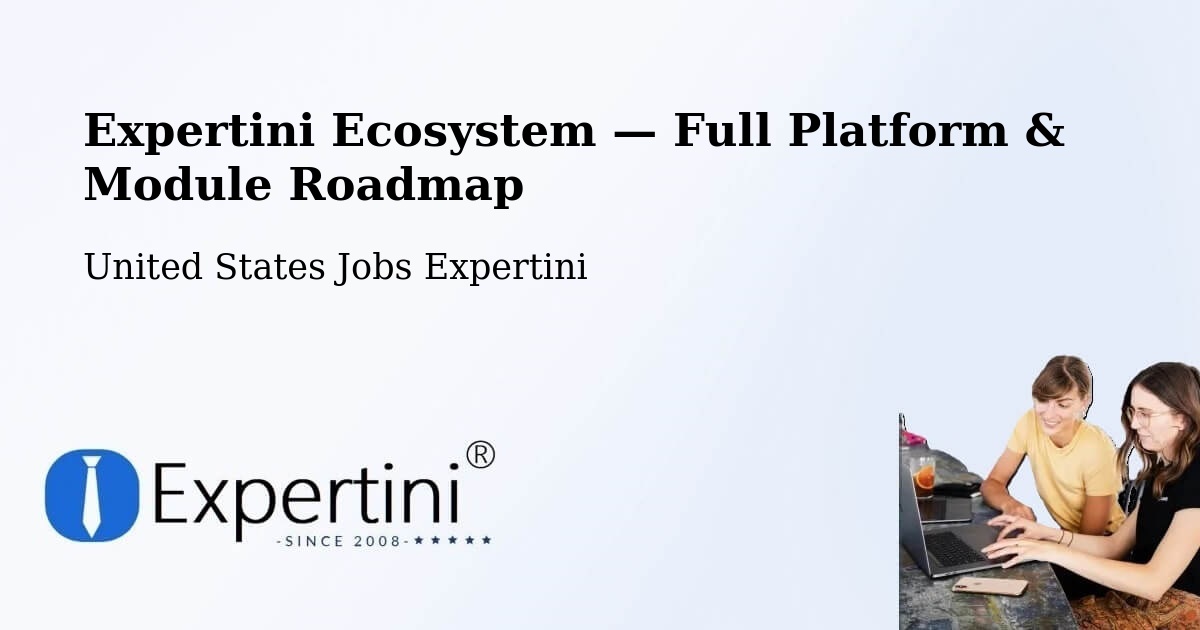 Expertini Ecosystem — Full Platform & Module Roadmap – Baytown